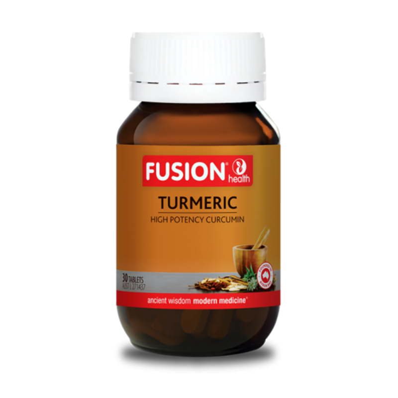 Turmeric By Fusion Health 30 Tablets Hv/vitamins