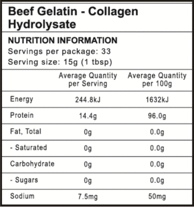 Peptipro Collagen Hydrolysate Beef Gelatin By Gelpro Protein/collagen &