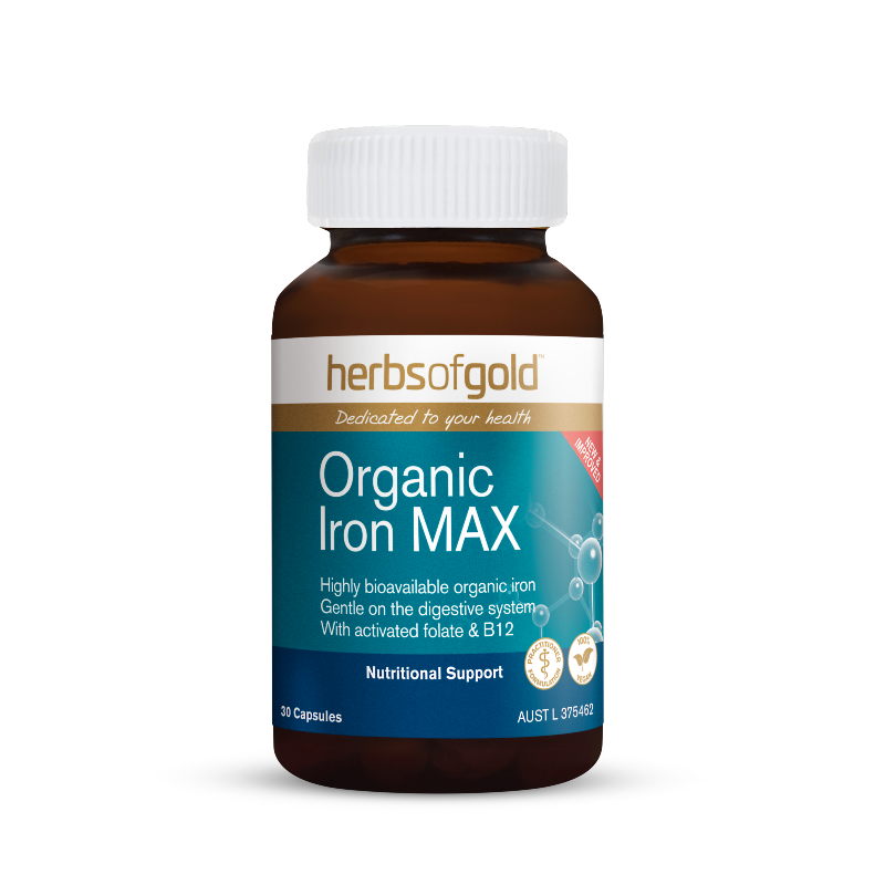 Organic Iron Max by Herbs of Gold