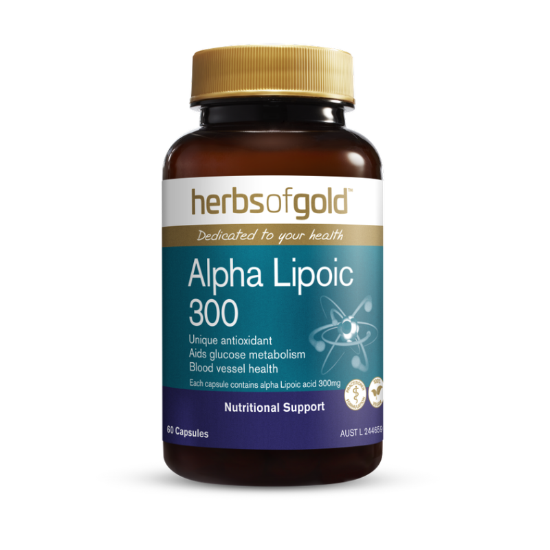 Alpha Lipoic 300 By Herbs Of Gold 60 Capsules Hv/vitamins