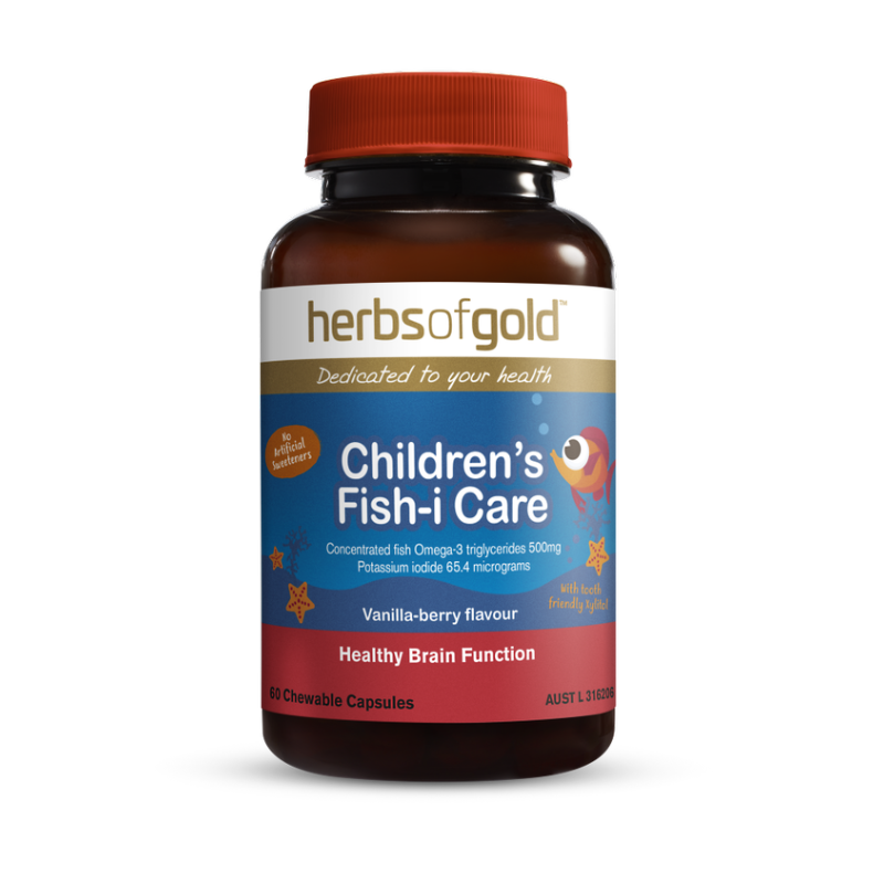 Childrens Fish-I Care By Herbs Of Gold Hv/vitamins