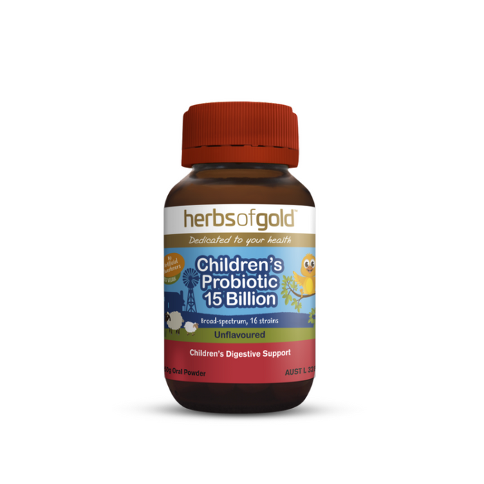 Childrens Probiotic Powder 15 Billion by Herbs of Gold
