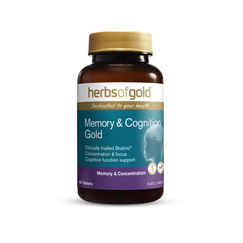 Memory & Cognition By Herbs Of Gold Hv/vitamins
