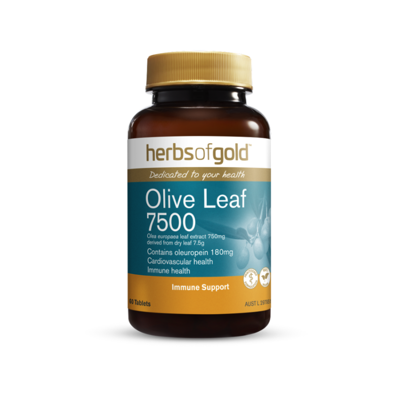 Olive Leaf 7500 By Herbs Of Gold Hv/vitamins