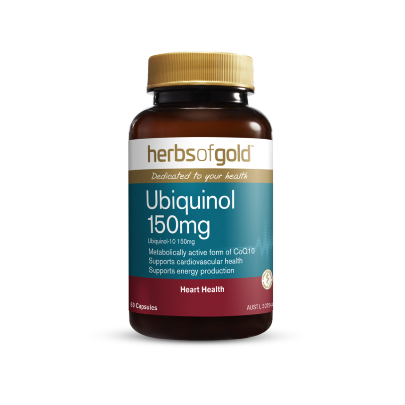 Ubiqunol 150Mg By Herbs Of Gold 60 Capsules Hv/vitamins