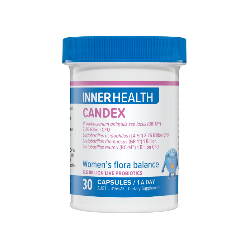 Candex Probiotic By Inner Health 30 Capsules Hv/vitamins