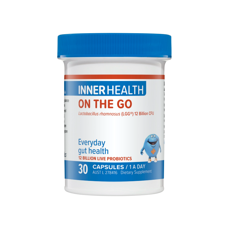 On The Go Probiotic By Inner Health 30 Capsules Hv/vitamins