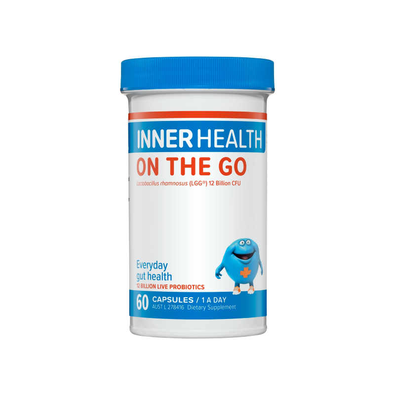On The Go Probiotic By Inner Health 60 Capsules Hv/vitamins