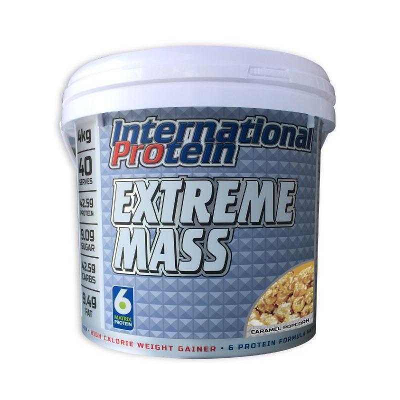 Extreme Mass By International Protein 4Kg / Caramel Popcorn Protein/mass Gainers