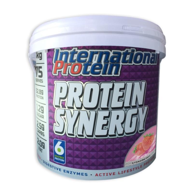 Protein Synergy By International 3Kg / Strawberry Protein/whey Blends
