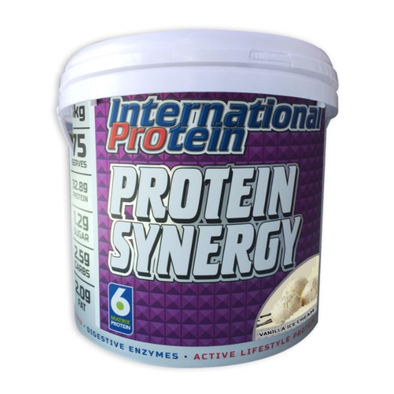 Protein Synergy By International 3Kg / Vanilla Ice Cream Protein/whey Blends