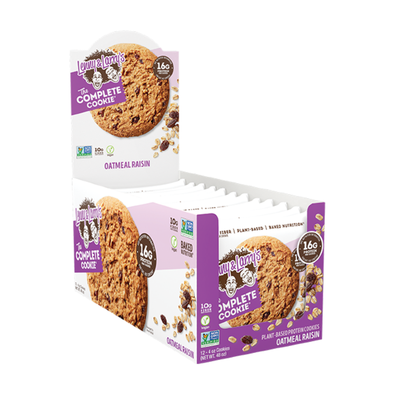 Complete Cookie By Lenny & Larrys Box Of 12 / Oatmeal Raisin Protein/bars Consumables