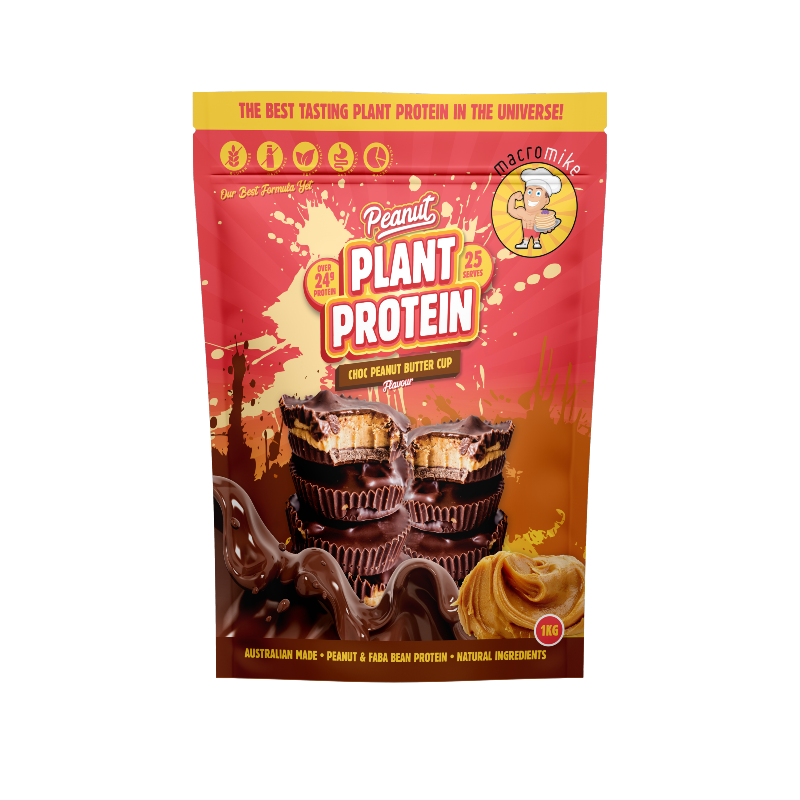 Peanut Plant Protein By Macro Mike 1Kg / Chocolate Butter Protein/vegan &