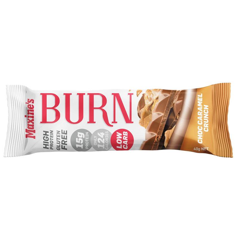 Burn Protein Bars By Maxines 40G / Choc Caramel Crunch Protein/bars & Consumables