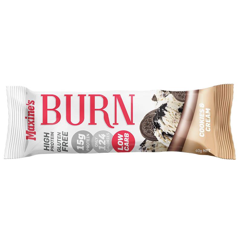 Burn Protein Bars By Maxines 40G / Cookies And Cream Protein/bars & Consumables