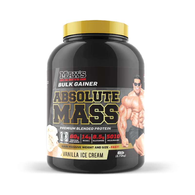 Absolute Mass By Maxs 2.72Kg / Vanilla Ice Cream Protein/mass Gainers