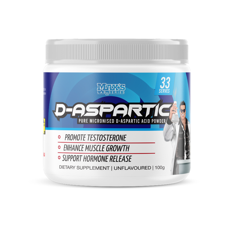 D-Aspartic Acid (DAA) by Maxs (Lab Series) – Supplement Mart