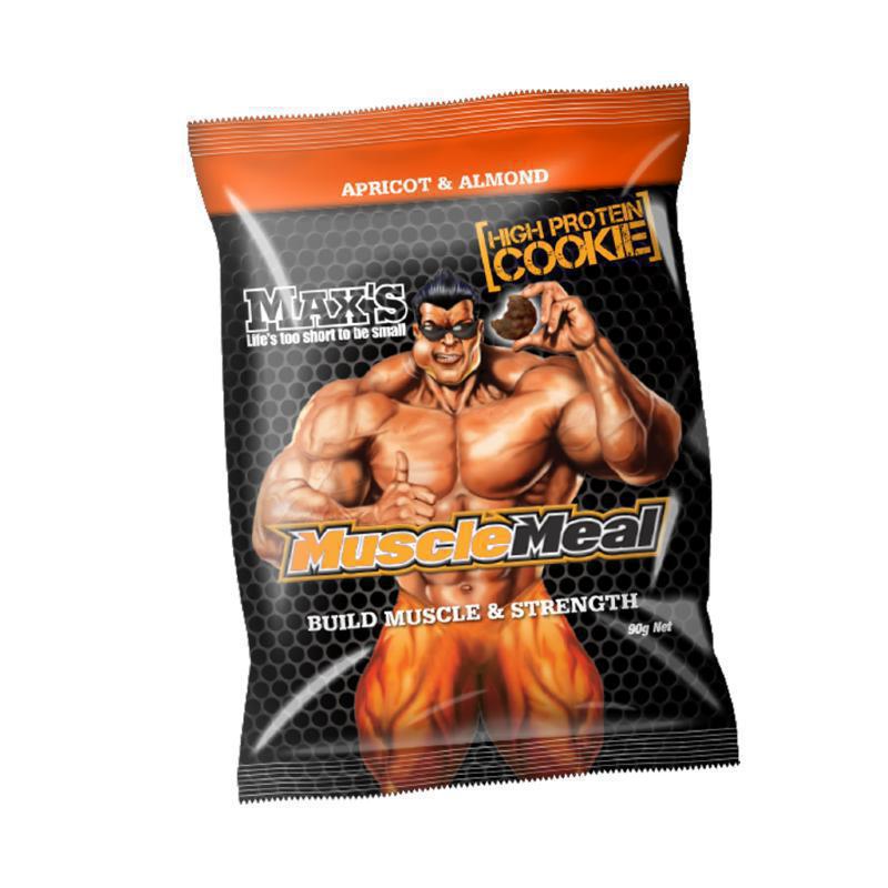 Muscle Meal Protein Cookies By Maxs Box Of 12 / Apricot Almond Protein/bars & Consumables