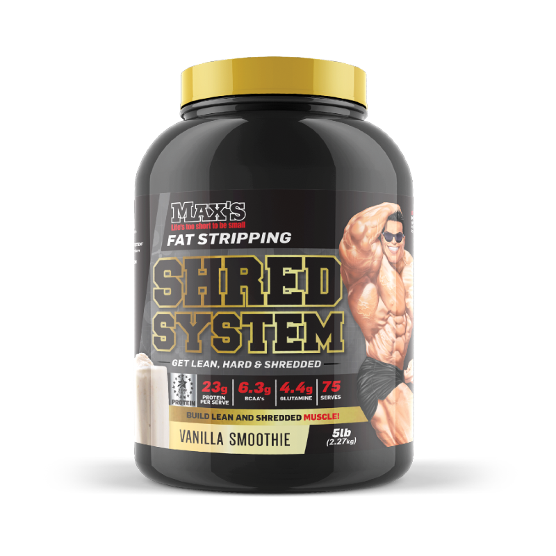 Shred System By Maxs 2.27Kg / Vanilla Smoothie Protein/weight Loss