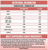 Super Shred Protein Cookies By Maxs Protein/bars & Consumables