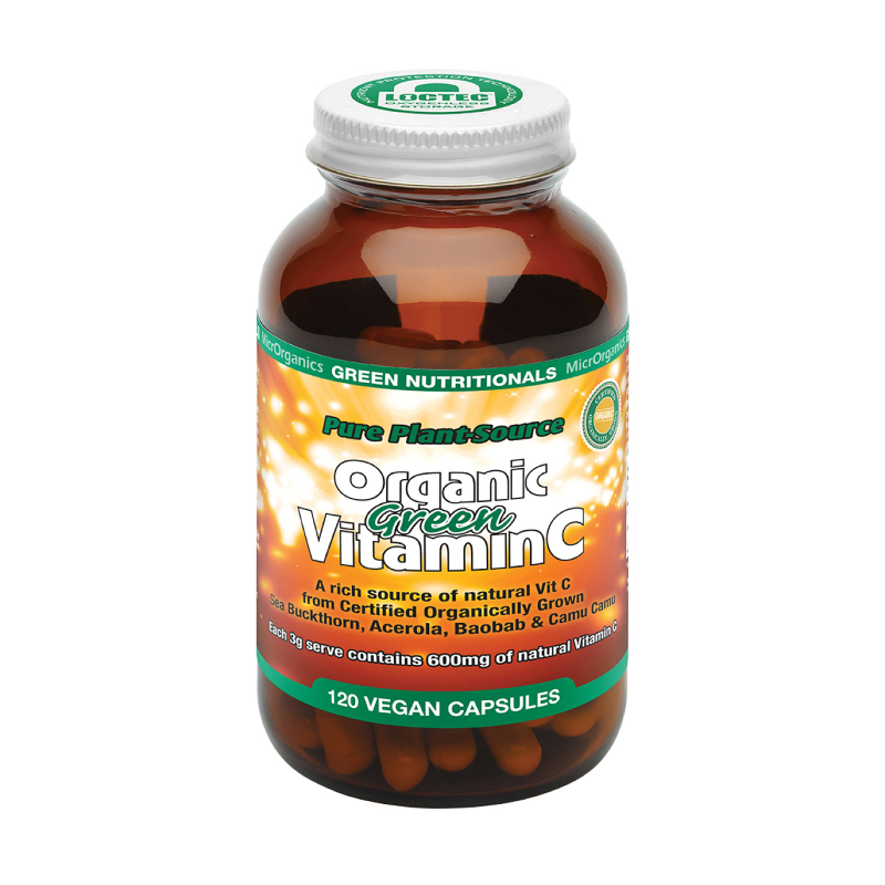 Pure Plant Sourced Organic Green Vitamin C by MicrOrganics Green Nutritionals