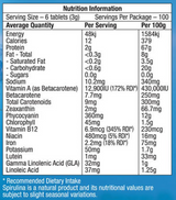 Mountain Spirulina Tablets by MicrOrganics Green Nutritionals