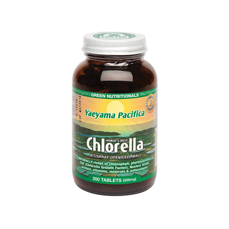 Yaeyama Pacifica Chlorella Tablets by MicrOrganics Green Nutritionals