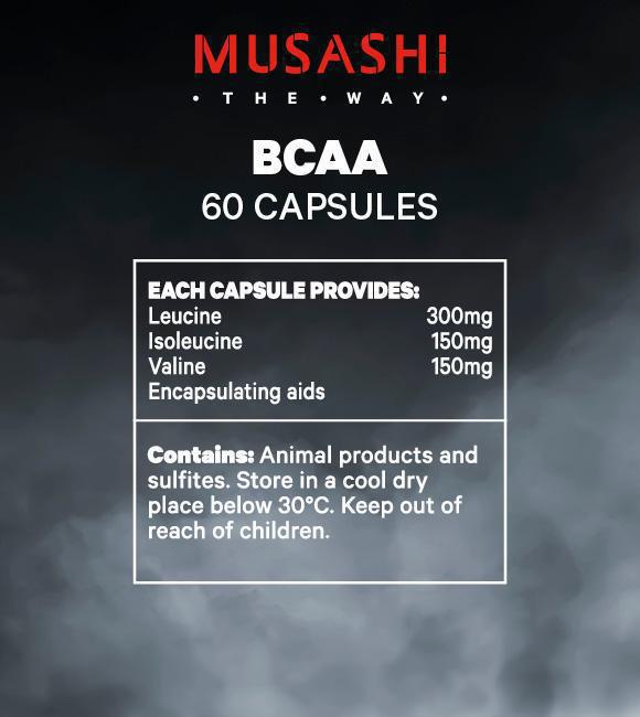 Bcaa Capsules By Musashi Sn/amino Acids Eaa
