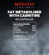 Fat Metaboliser With Carnitine By Musashi Weight Loss/l