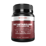 Fat Metaboliser With Carnitine By Musashi 60 Capsules Weight Loss/l