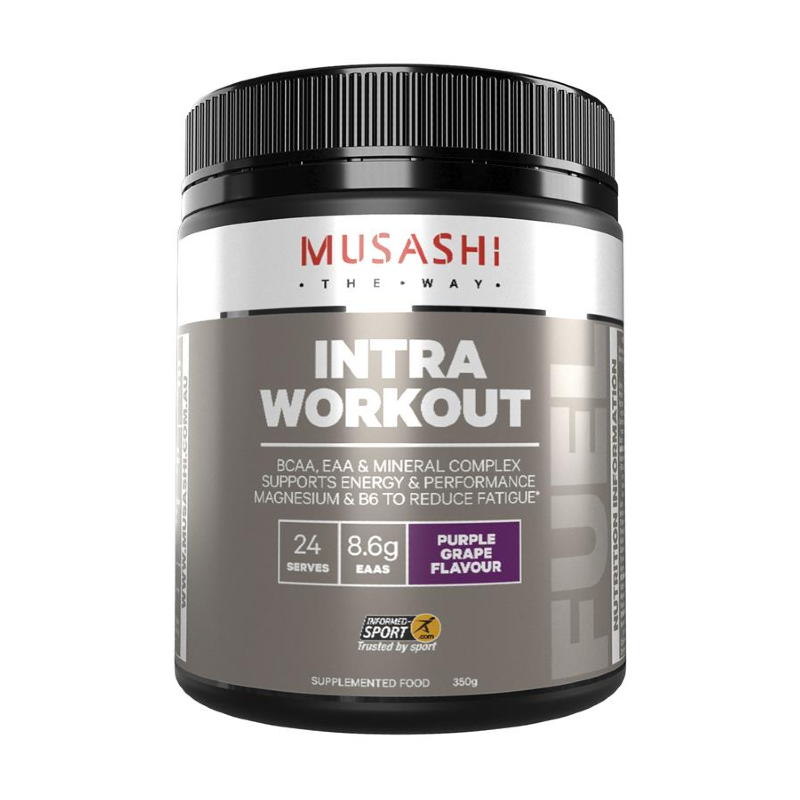 Intra Workout By Musashi 24 Serves / Purple Grape Sn/amino Acids Bcaa Eaa