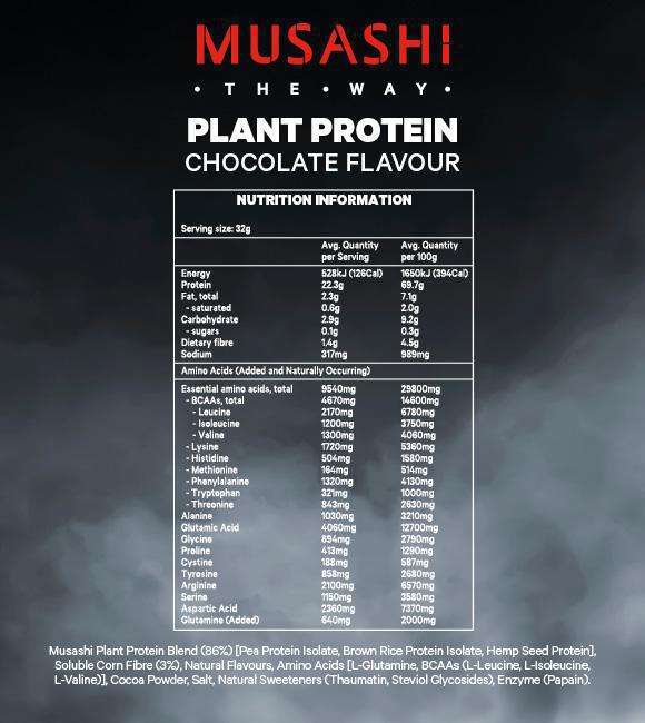Plant Protein By Musashi Protein/vegan &