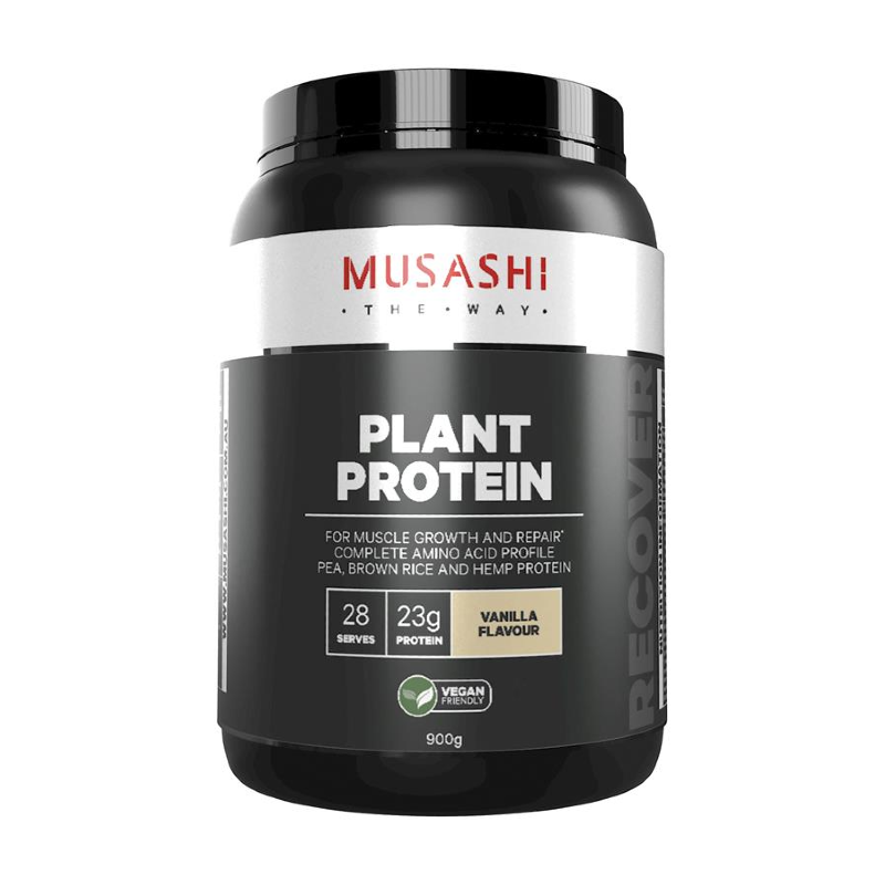Plant Protein By Musashi 900G / Vanilla Protein/vegan &