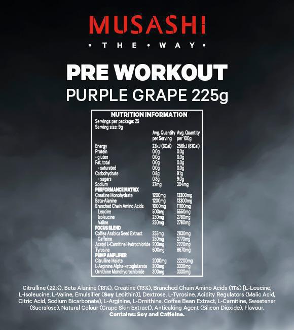 Pre-Workout By Musashi Sn/pre Workout