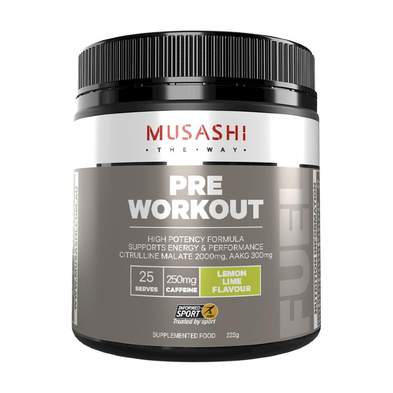 Pre-Workout By Musashi 25 Serves / Lemon Lime Sn/pre Workout