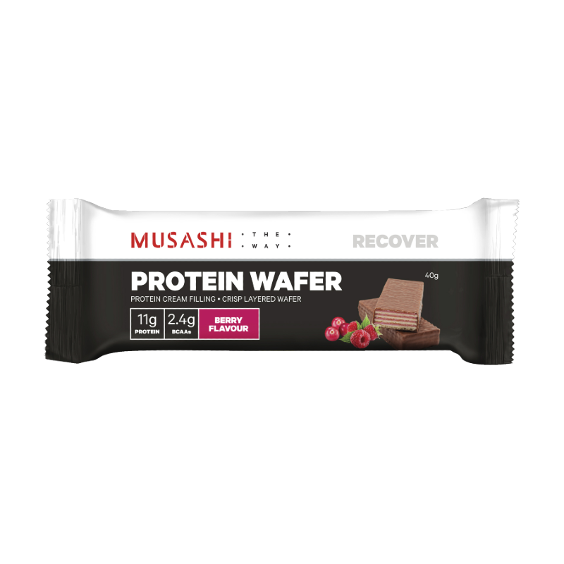 Protein Wafer Bar By Musashi 40G / Berry Protein/bars & Consumables