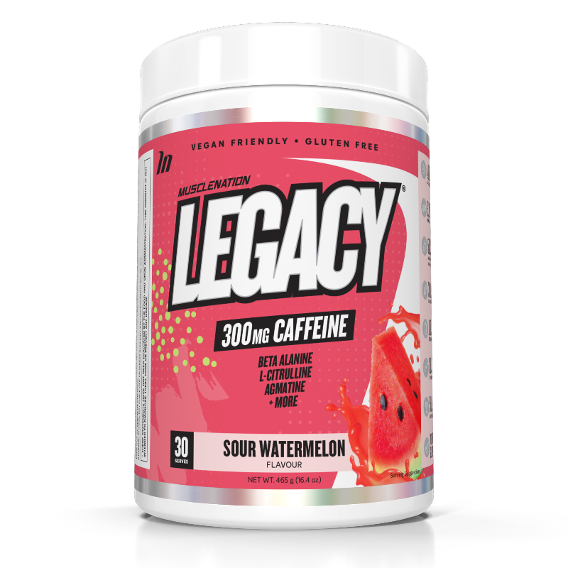 Legacy By Muscle Nation 30 Serves / Sour Watermelon Sn/pre Workout