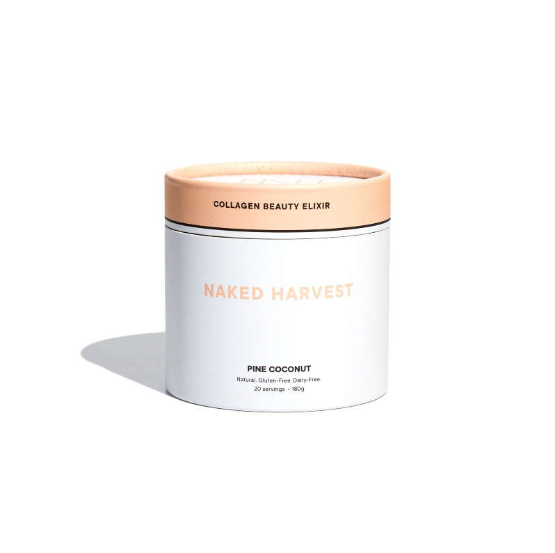 Collagen Beauty Elixir By Naked Harvest 20 Serves / Pine Coconut Protein/collagen & Gelatin