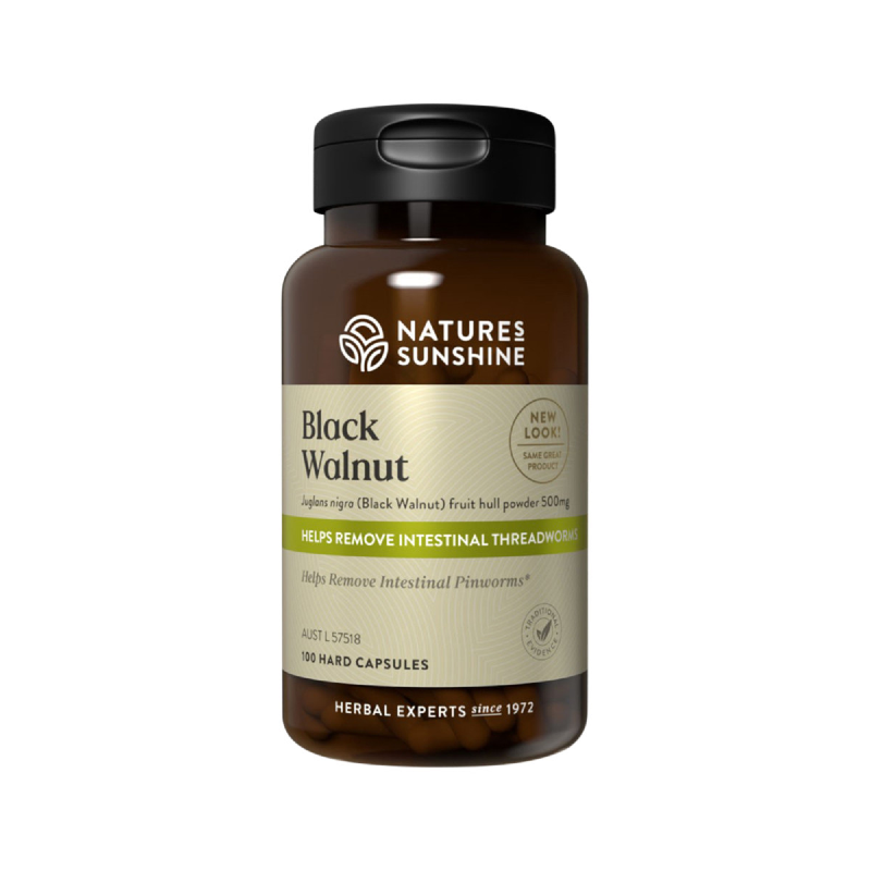 Black Walnut By Natures Sunshine 100 Capsules Hv/herbal Extracts