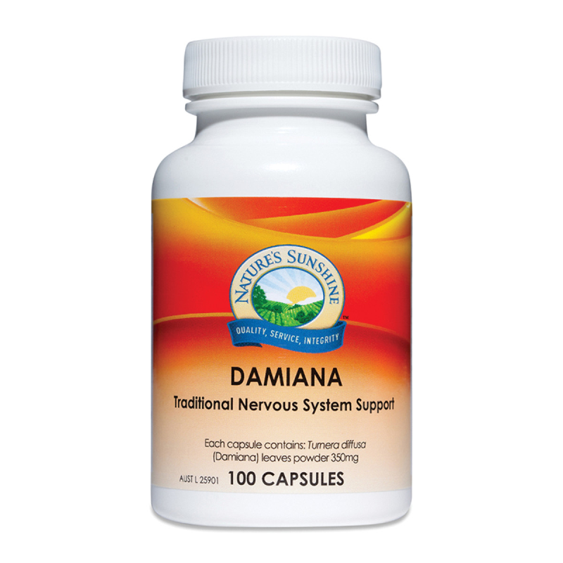 Damiana By Natures Sunshine 100 Capsules Hv/herbal Extracts