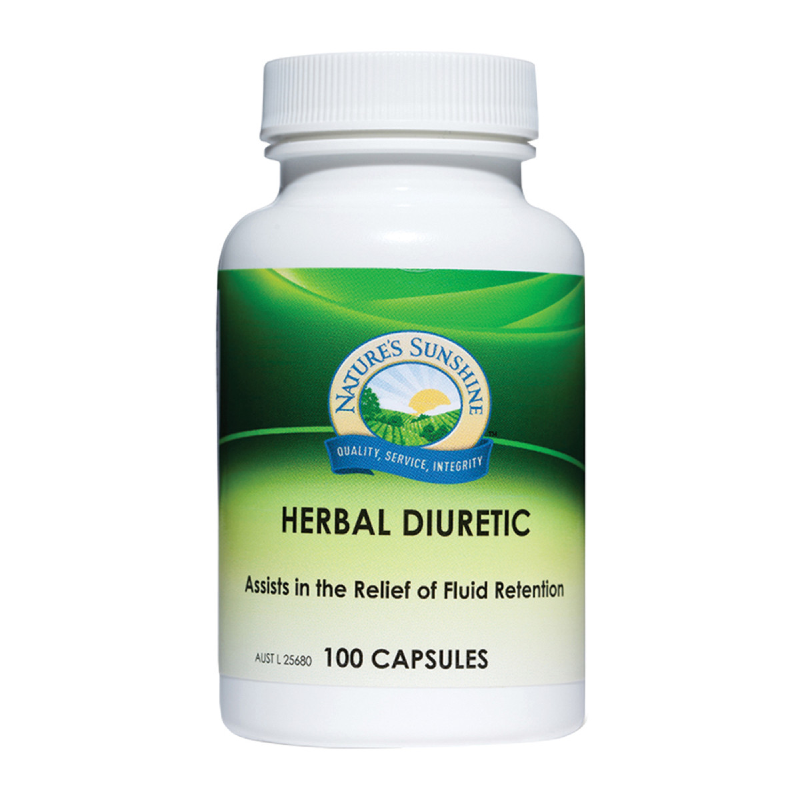 Herbal Diuretic By Natures Sunshine 100 Capsules Hv/vitamins