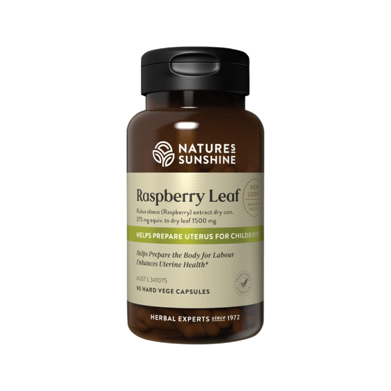 Raspberry Leaf By Natures Sunshine 90 Capsules Hv/herbal Extracts