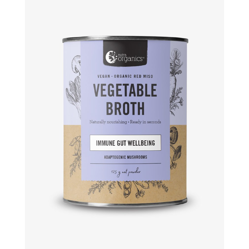 Vegetable Broth Powder By Nutra Organics 125G / Adaptogenic Mushroom Hv/food & Cooking Products