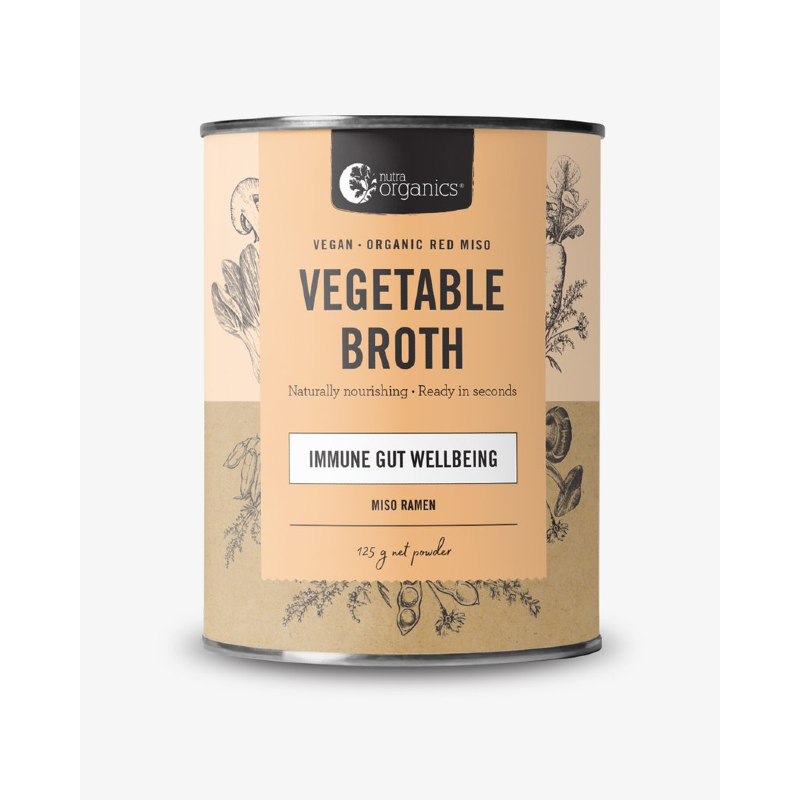 Vegetable Broth Powder By Nutra Organics 125G / Miso Ramen Hv/food & Cooking Products