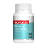 Bilberry 10000 Plus By Nutra-Life 60 Tablets Hv/vitamins