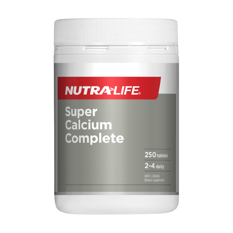 Super Calcium Complete By Nutra-Life 250 Tablets Hv/vitamins
