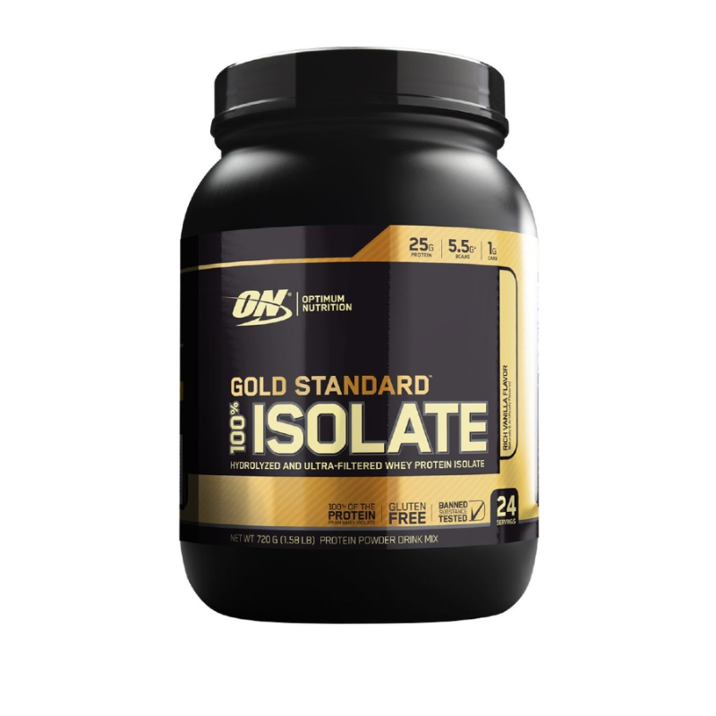 Gold Standard 100% Isolate By Optimum Nutrition 24 Serves / Rich Vanilla Protein/wpi