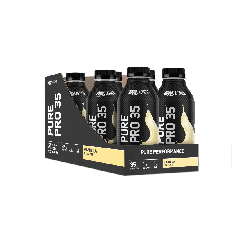 Pure Pro 35 Protein Rtd By Optimum Nutrition Box Of 6 / Vanilla Protein/ready To Drink