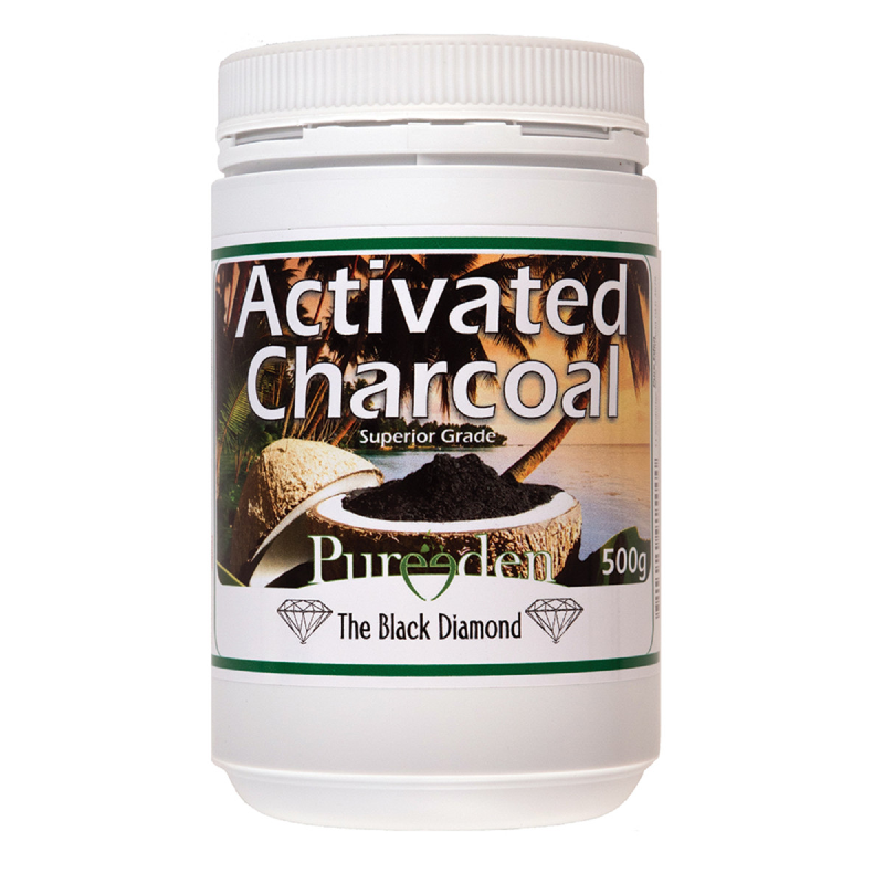 Activated Charcoal By Pure Eden 500G Hv/general Health