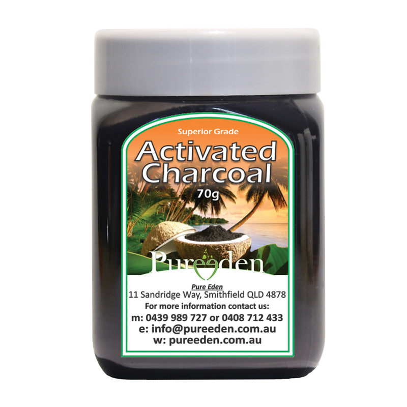 Activated Charcoal By Pure Eden 70G Hv/general Health